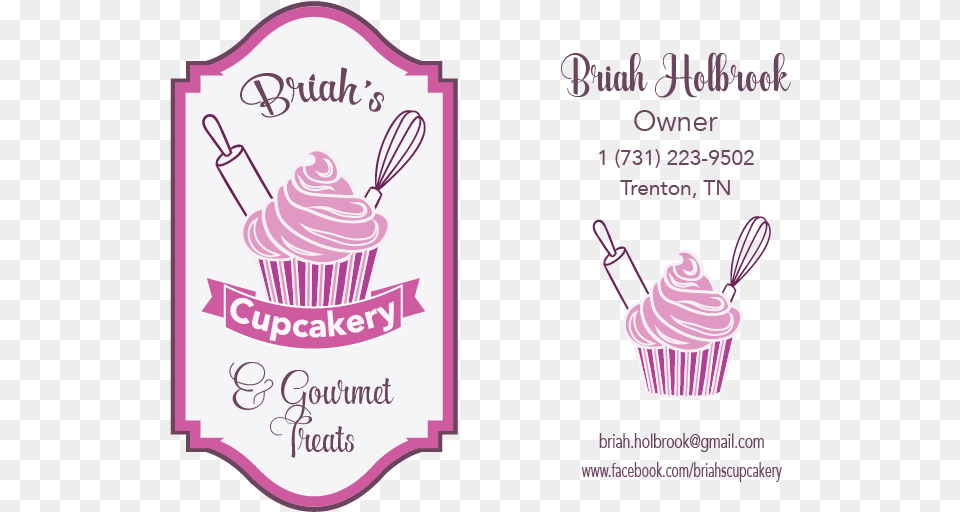 Logo U0026 Business Card Designs Cupcake, Cake, Cream, Dessert, Food Png Image