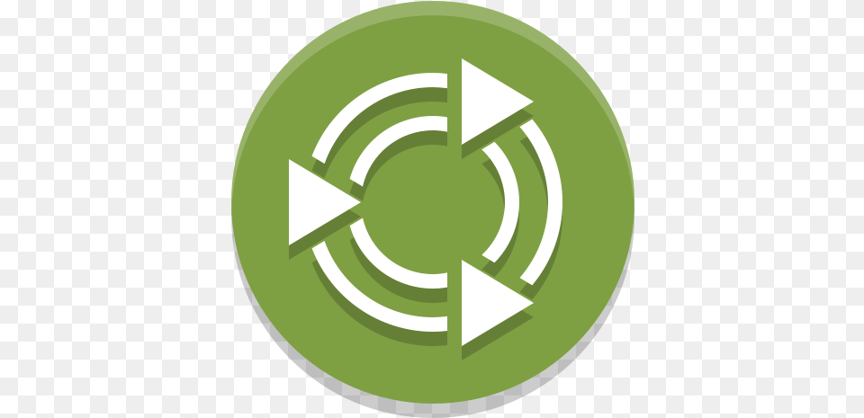 Logo Ubuntu Mate Icon Raspberry Pi, Recycling Symbol, Symbol, Green, Disk Free Transparent Png
