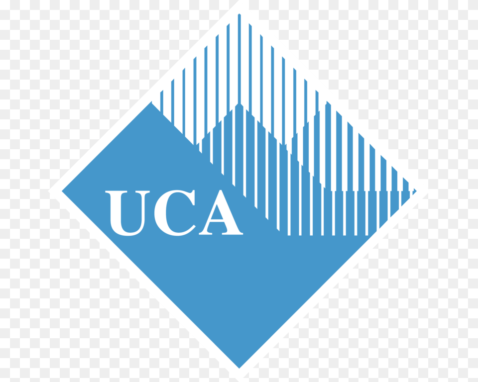 Logo Uca Rhombus Blue White Frame, Triangle Free Transparent Png