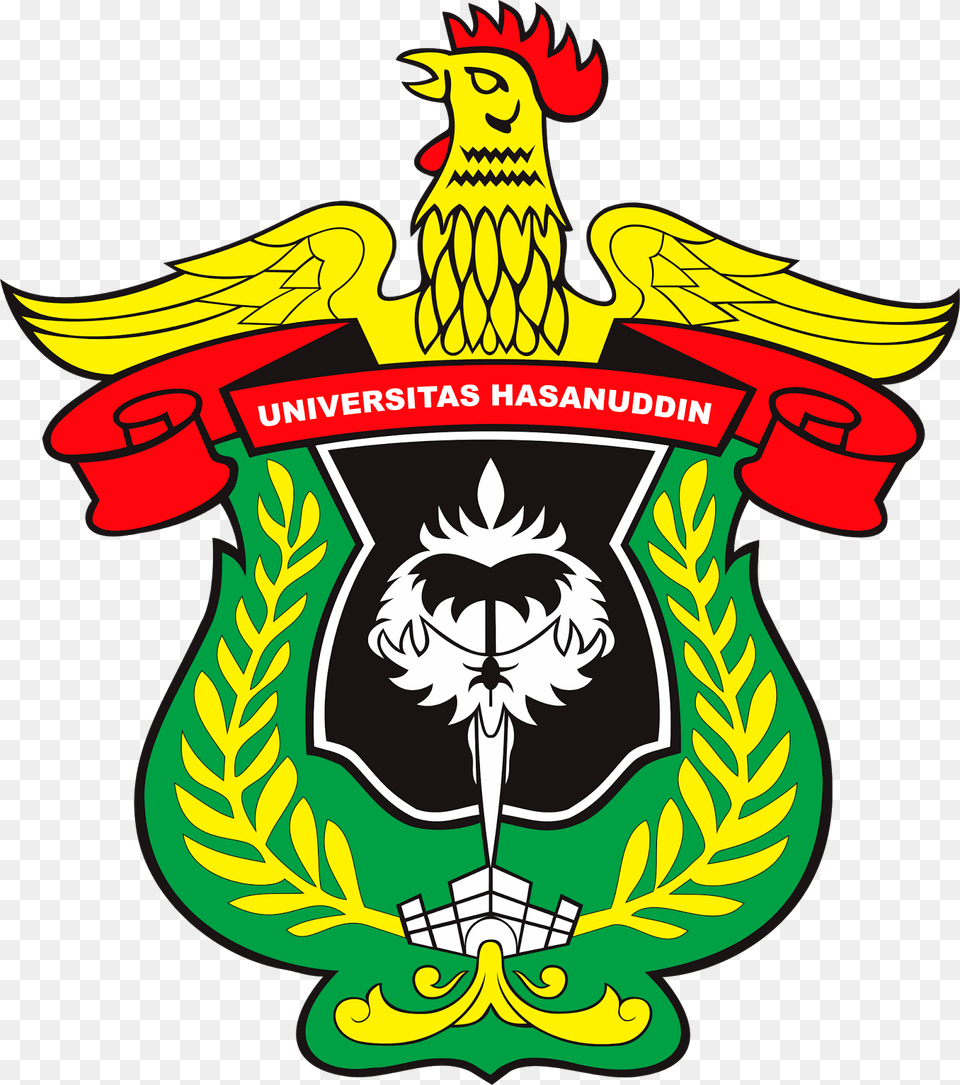 Logo Universitas Hasanuddin, Symbol, Emblem, Poultry, Fowl Free Png Download