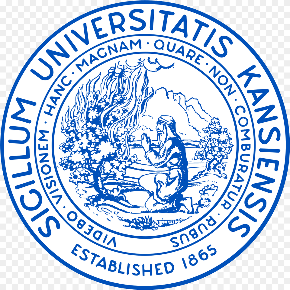 Logo University Of Kansas, Emblem, Person, Symbol, Head Png Image