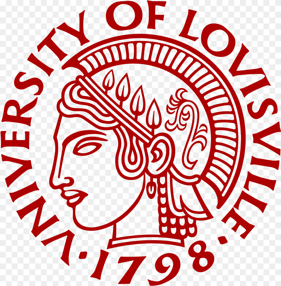 Logo University Of Louisville, Emblem, Symbol, Face, Head Free Transparent Png