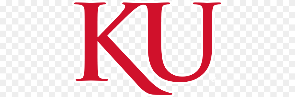 Logo Universityofkansasjayhawksredkuwithwhite University Of Kansas, Text, Smoke Pipe, Symbol Free Png Download