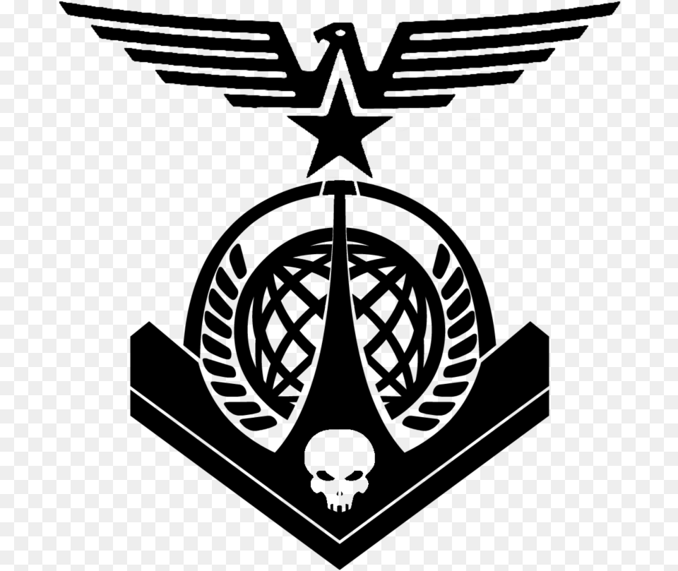 Logo Unsc Marine Corps, Gray Png Image