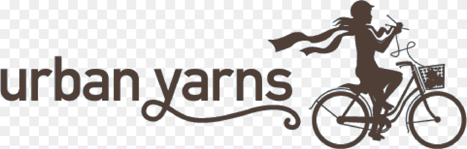 Logo Urban Yarns, Bicycle, Transportation, Vehicle, Person Free Png Download