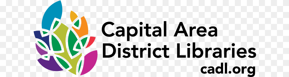 Logo Usage For Vendors And Partners Capital Area District Library Logo, Art, Graphics, Floral Design, Pattern Free Transparent Png