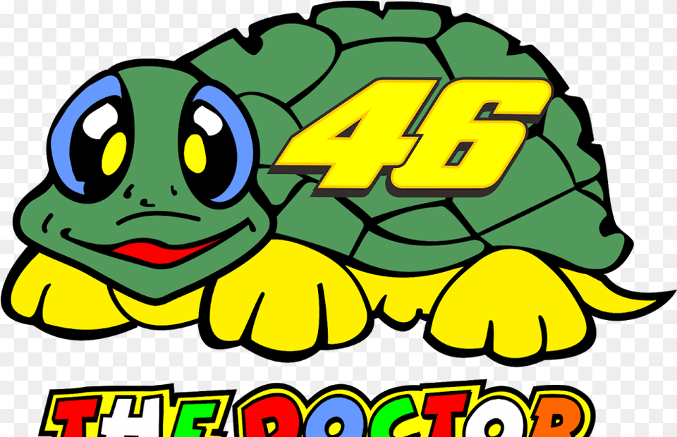 Logo Valentino Rossi 46 Turtle Vector Cdr Amp Hd Valentino Rossi The Doctor Logo, Bulldozer, Machine, Face, Head Free Png Download