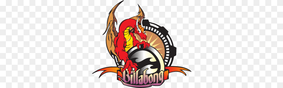 Logo Vector Billabong, Dragon Free Transparent Png