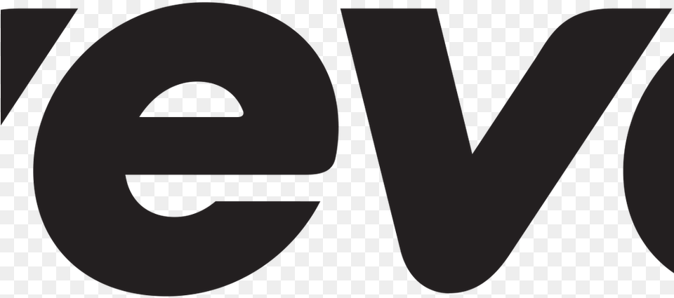 Logo Vevo 2016 Black And White Stock Vevo White, Text Png Image