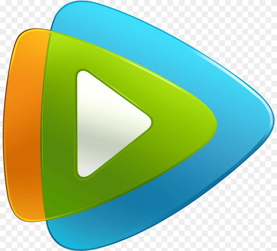 Logo Video Tencent Others Download Hd Clipart Tencent Video, Guitar, Musical Instrument, Triangle, Plectrum Free Png
