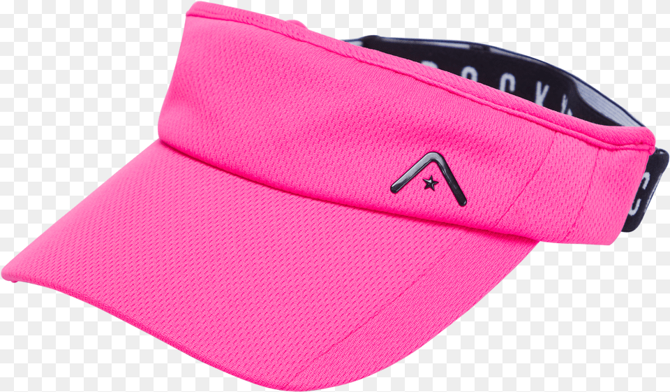 Logo Visor Hat Visor Pink, Baseball Cap, Cap, Clothing, Accessories Png Image