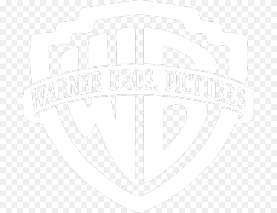Logo Warner Brothers Line Art, Emblem, Symbol, Badge Png Image