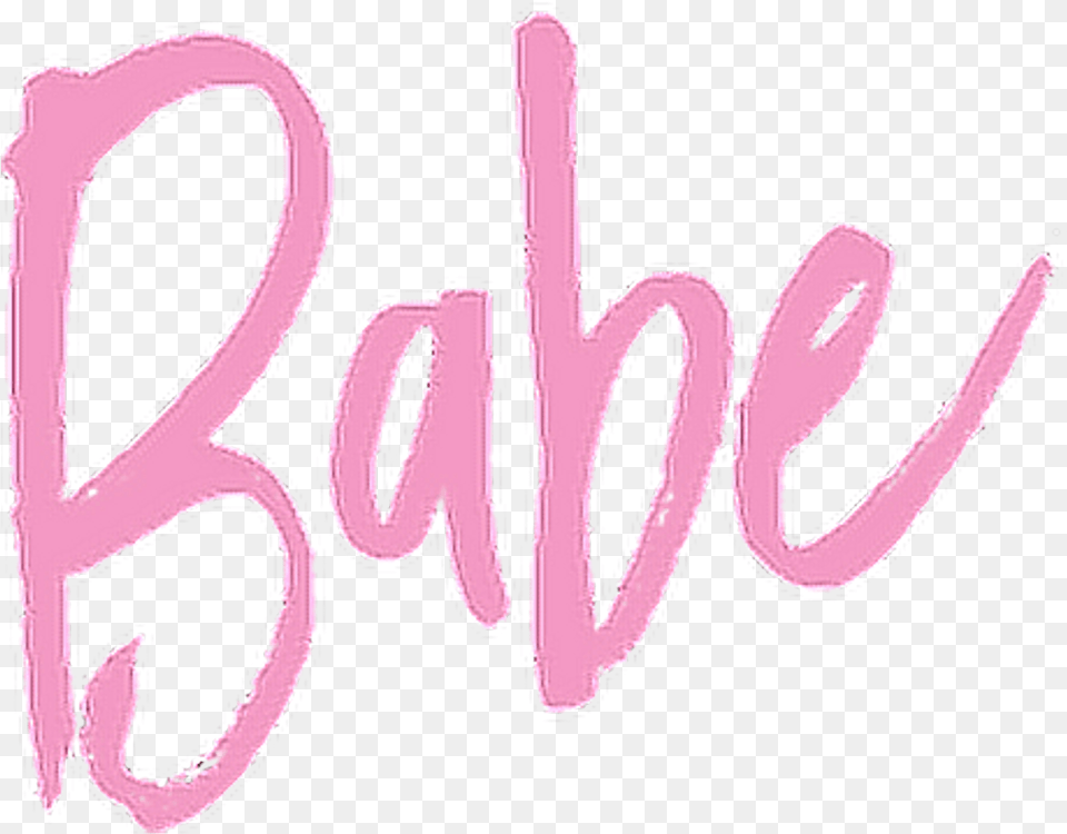 Logo Whatsapp 3d Babe Word Background, Handwriting, Text Free Png Download