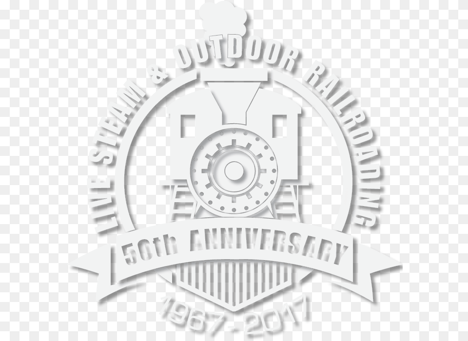 Logo White Live Steam Amp Outdoor Railroading, Badge, Symbol, Emblem Free Transparent Png