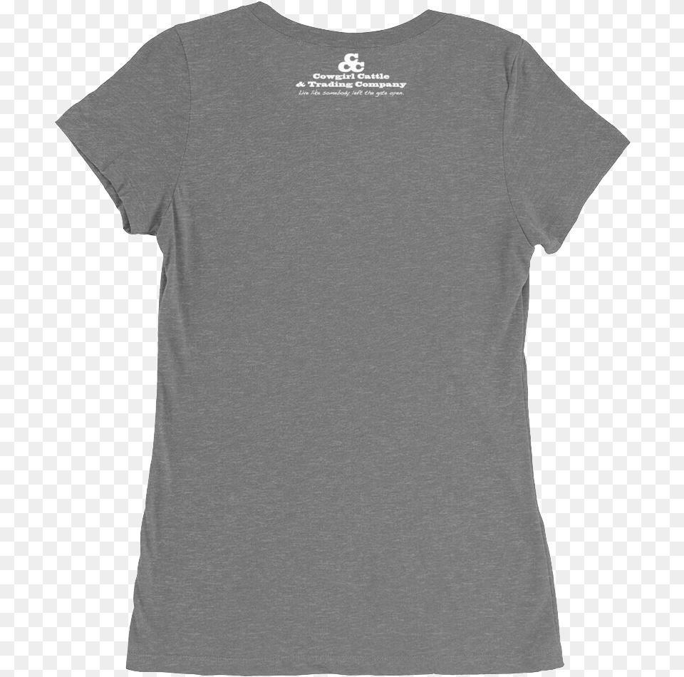 Logo White Mockup Back Flat Charcoal Black Triblend Womens Blank T Shirts, Clothing, T-shirt, Shirt Png