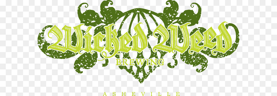 Logo Wicked Weed Wicked Weed Brewing Logo, Green, Plant, Vegetation Free Transparent Png