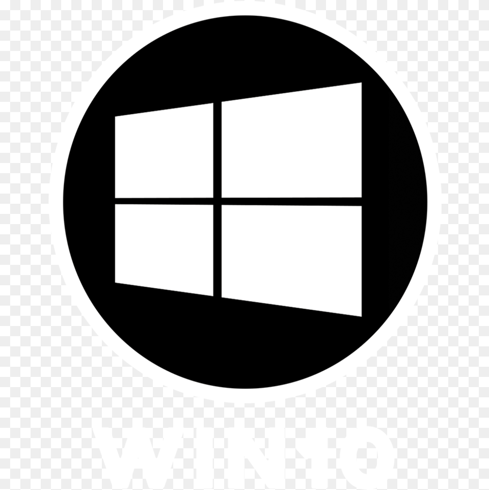 Logo Win10 White Windows 10 Logo, Disk Png Image
