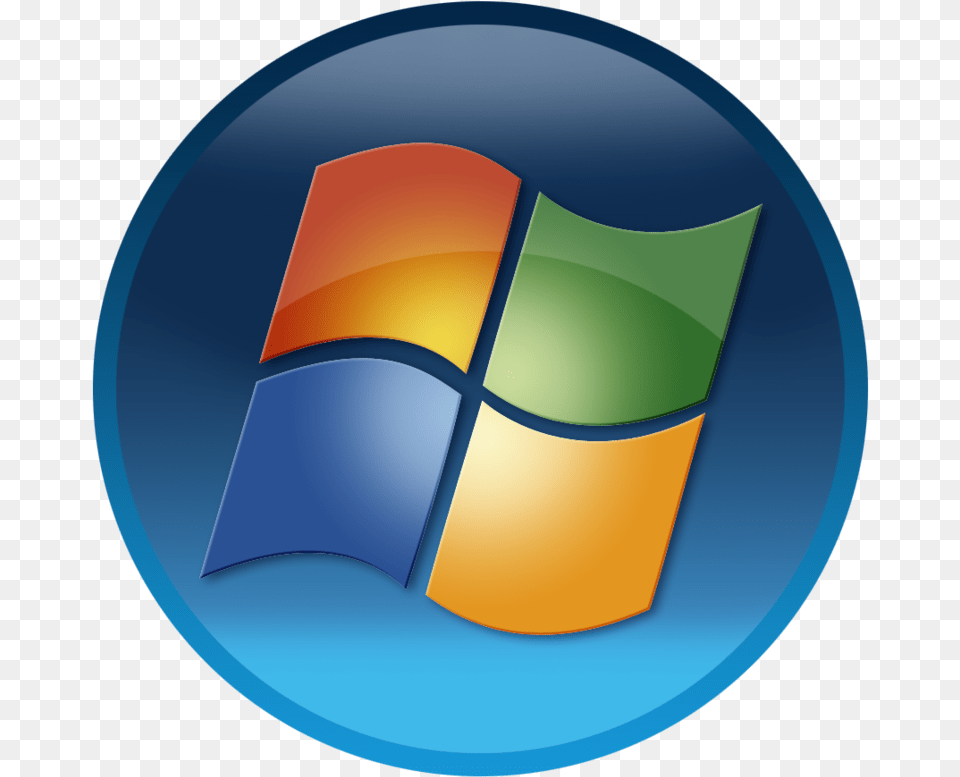 Logo Windows 7, Sphere, Disk Free Png Download