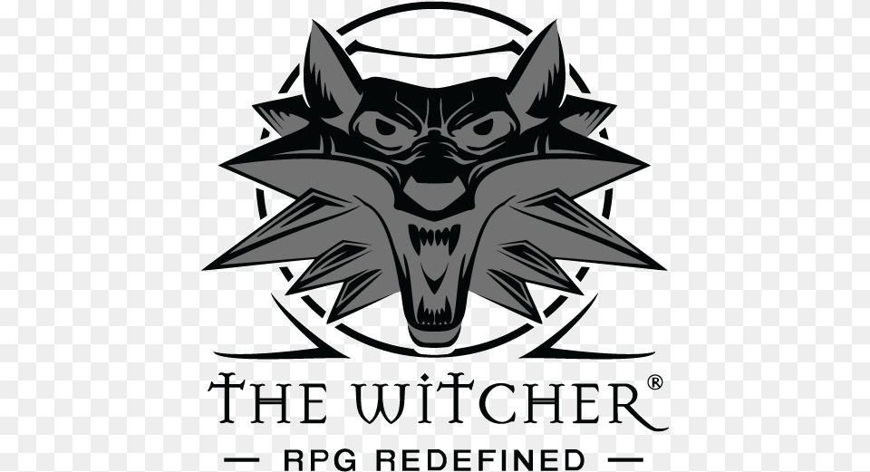 Logo Witcher Illustration, Emblem, Symbol, Accessories, Face Png