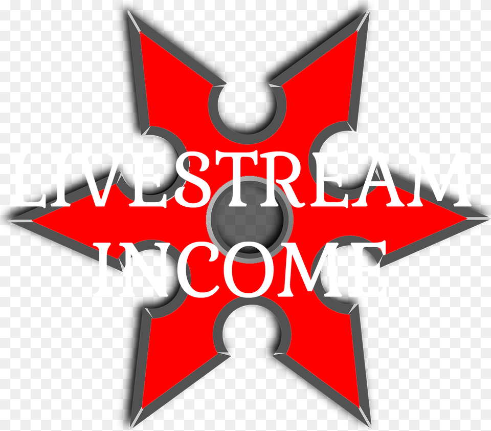 Logo With Ninja Star Emblem, Symbol, Dynamite, Weapon Free Png Download