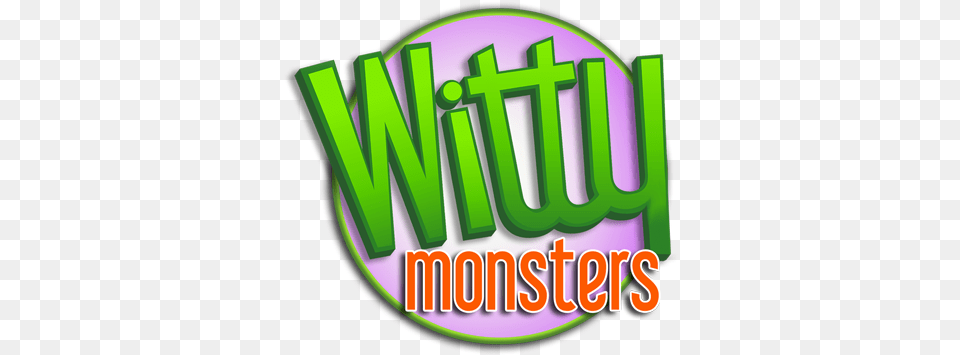 Logo Witty Monsters Vertical, Green, Dynamite, Weapon Free Transparent Png