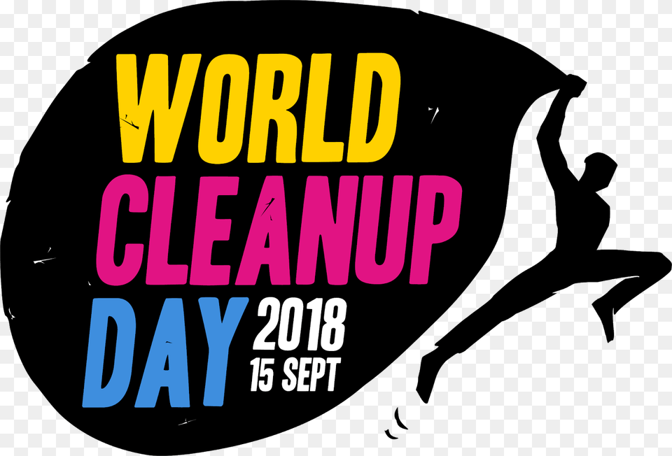 Logo World Cleanup Day 2018, Text, Dynamite, Weapon Free Transparent Png