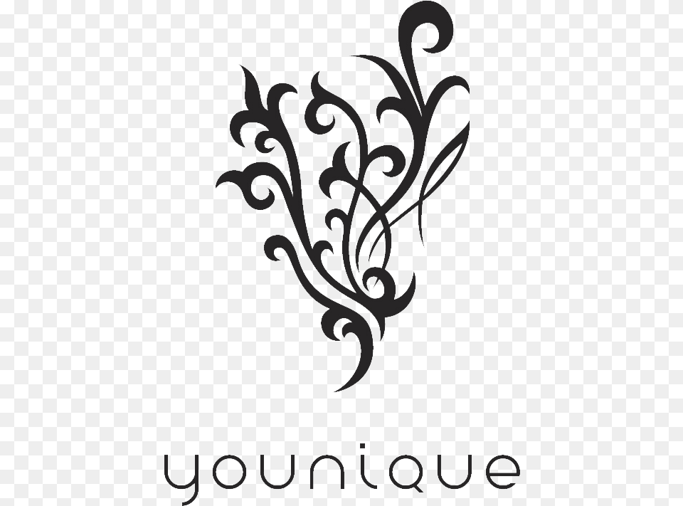 Logo Younique, Art, Floral Design, Graphics, Pattern Free Png Download