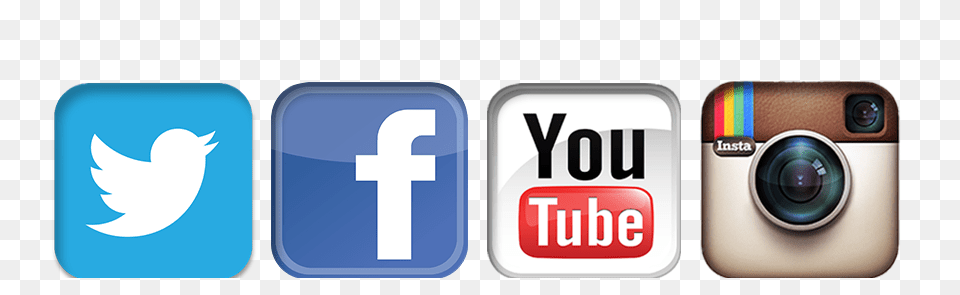 Logo Youtube Facebook Twitter Image, Camera, Electronics, Photography, Video Camera Free Png