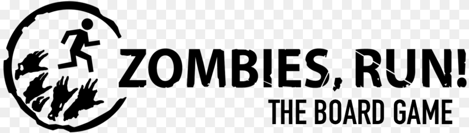 Logo Zombies Run, Gray Png Image