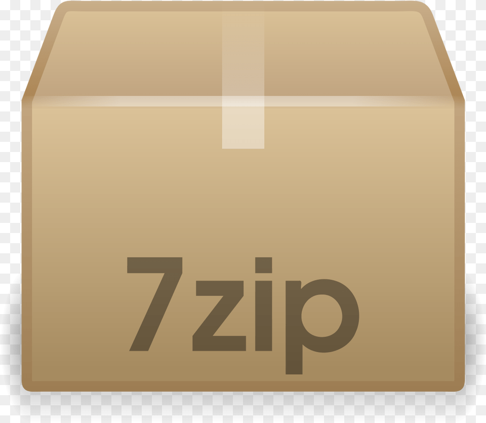 Logos 7 Zip, Box, Cardboard, Carton, Package Free Png