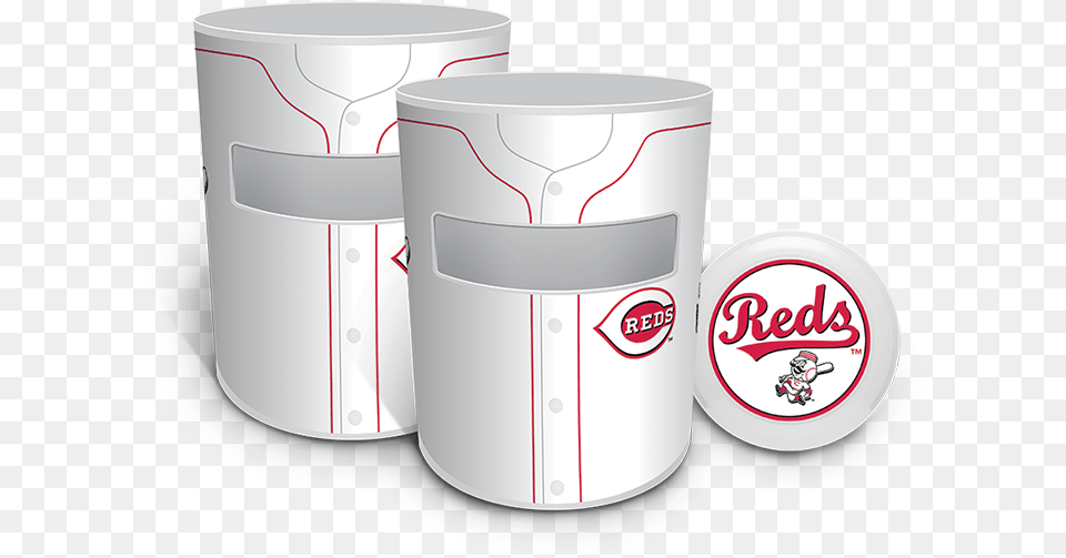 Logos And Uniforms Of The Cincinnati Reds, Cup, Bottle, Shaker Free Transparent Png