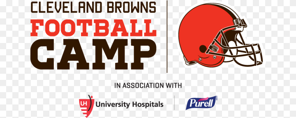 Logos And Uniforms Of The Cleveland Browns, Helmet, American Football, Football, Person Png