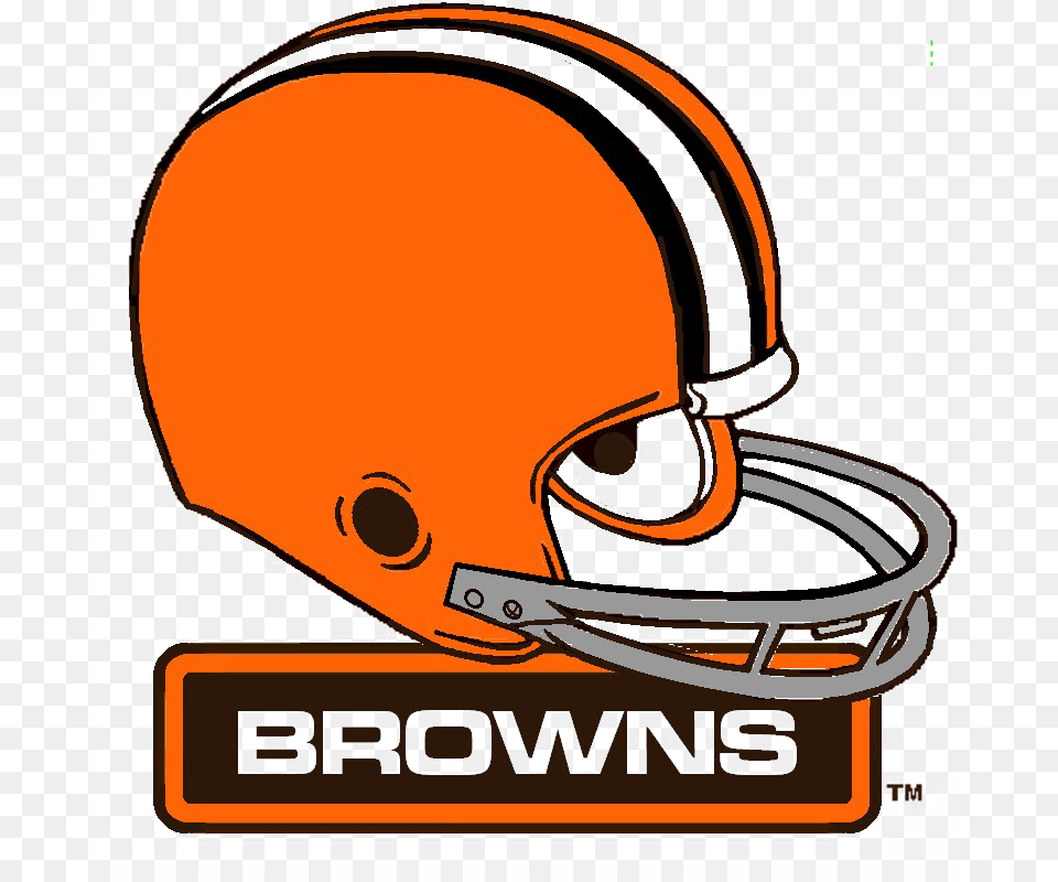 Logos And Uniforms Of The Cleveland Browns Nfl American Logo Transparent Cleveland Browns, American Football, Football, Football Helmet, Helmet Png Image