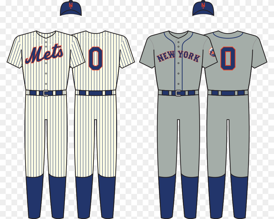 Logos And Uniforms Of The New York Mets, Clothing, People, Person, Shirt Free Png Download