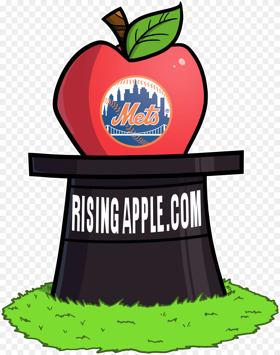 Logos And Uniforms Of The New York Mets, Apple, Food, Fruit, Plant Free Png Download