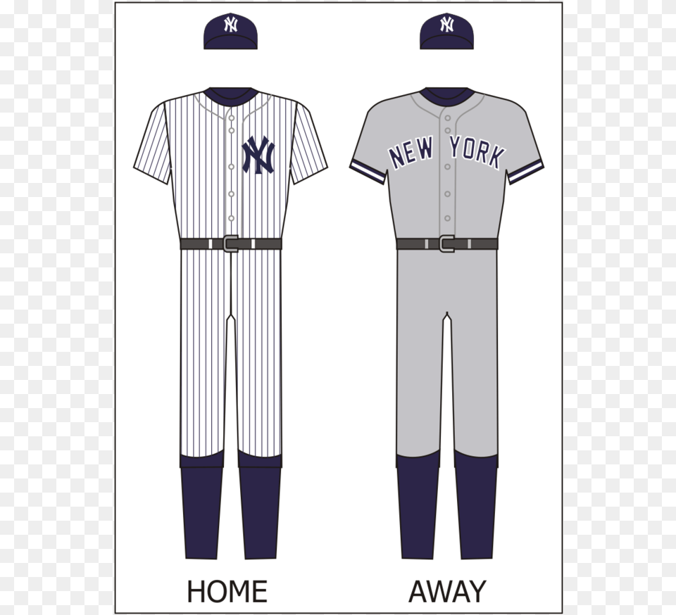 Logos And Uniforms Of The New York Yankees, People, Clothing, Shirt, Person Png