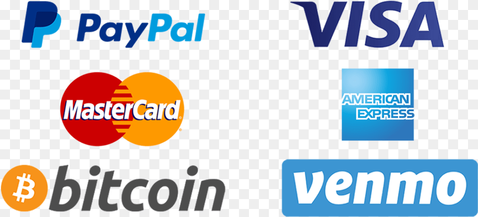 Logos Combined3 Credit Cards Paypal Venmo, Logo, Text, Credit Card, Scoreboard Free Png Download