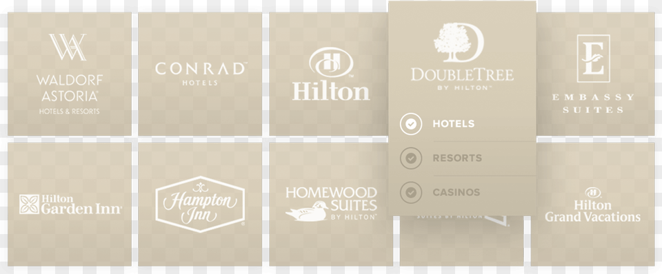 Logos For All Of The Different Hotel Brands Graphic Design, Paper, Text Free Png