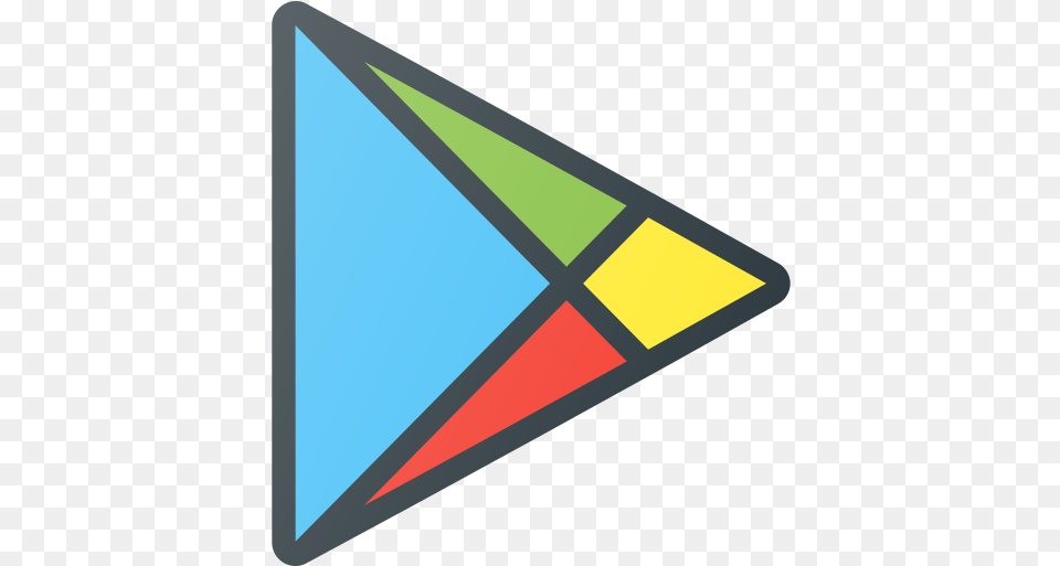 Logos Google Playstore Brand Brands Logo Icon Icon For A Playstore, Triangle, Toy Free Png