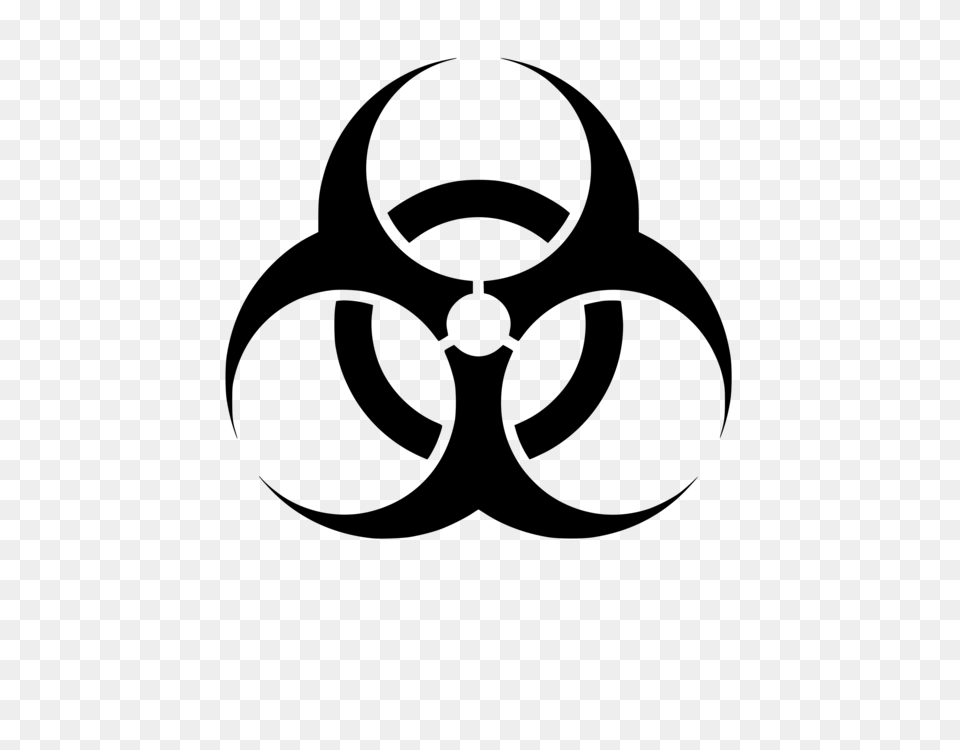 Logos Hazmat Logo Biological Hazard Dangerous Goods Infection, Gray Free Png