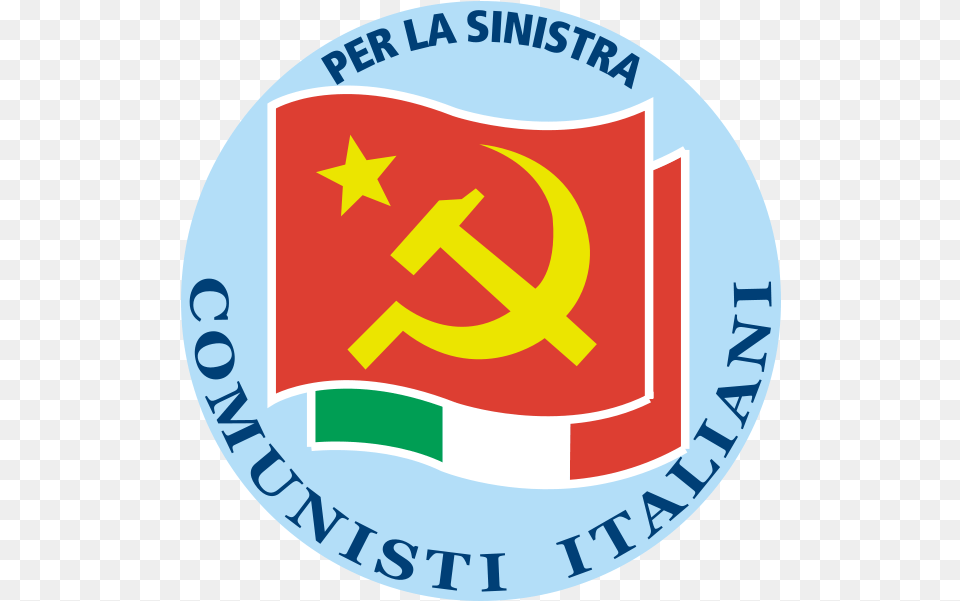 Logos Of Communist Parties Party Of Italian Communists, Logo, Food, Ketchup, Emblem Png
