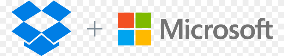 Logos Of Dropbox And Microsoft For Integration Announcement Dropbox Microsoft, Logo Png