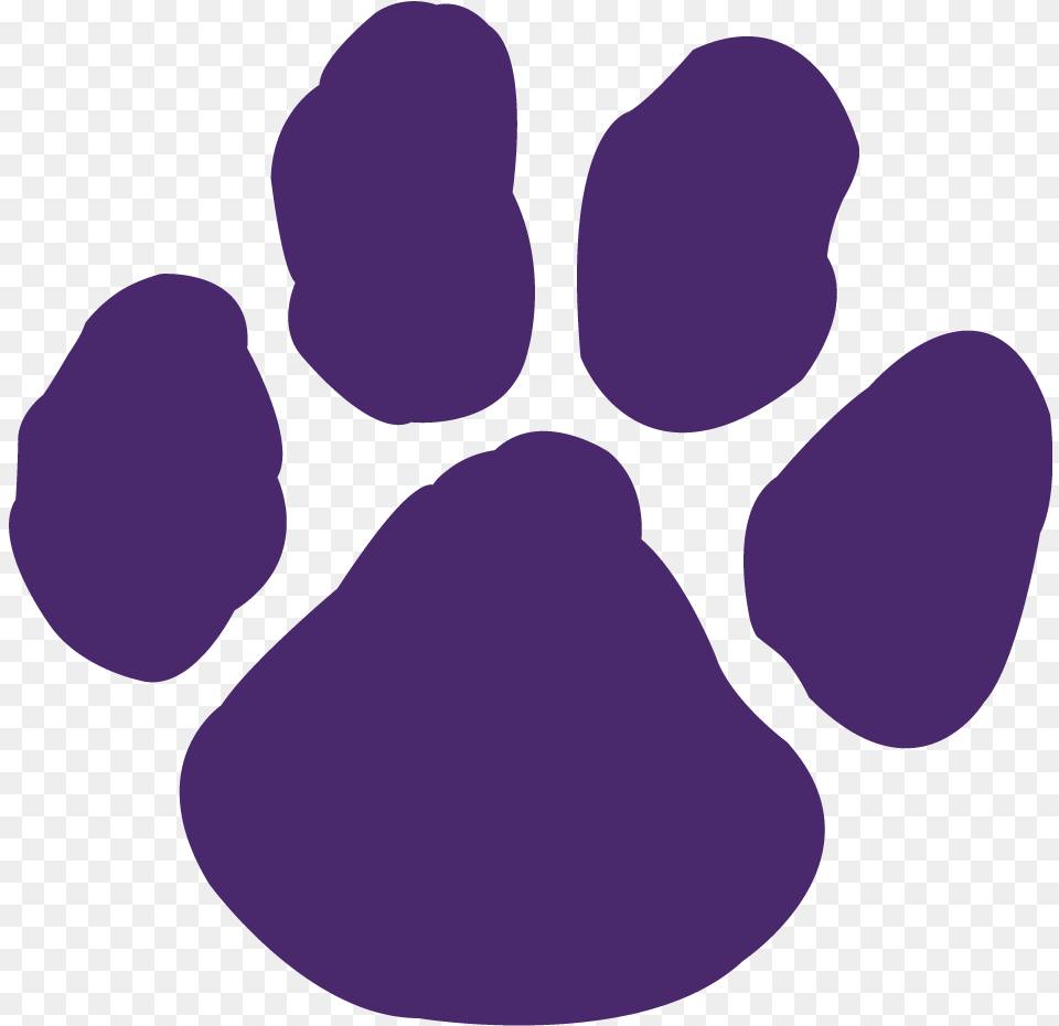 Logos Paw Print Logo, Flower, Petal, Plant, Purple Png Image