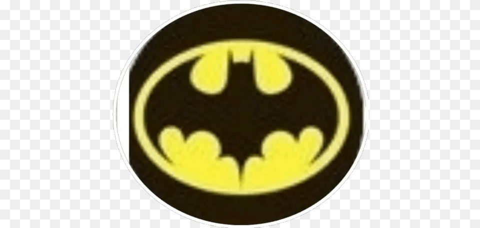 Logos Super Heroes Stickers For Whatsapp Batman Logo 1989, Symbol, Batman Logo, Disk Free Transparent Png