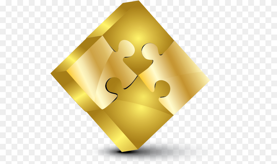 Logos Gold Gold Puzzle Piece Free Transparent Png
