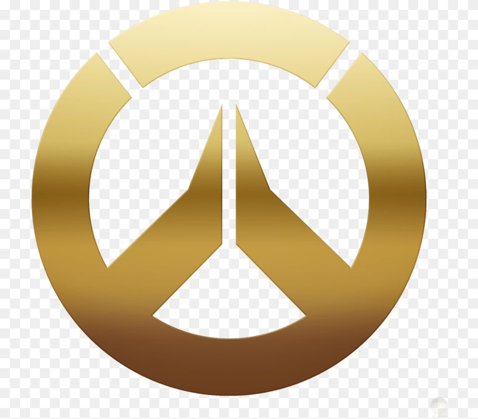 Logos Transparent Gold Overwatch Logo, Symbol, Emblem Free Png