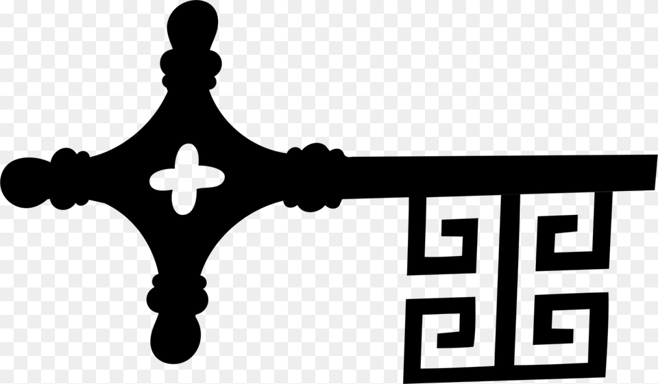 Logosymbolart Cross, Gray Png
