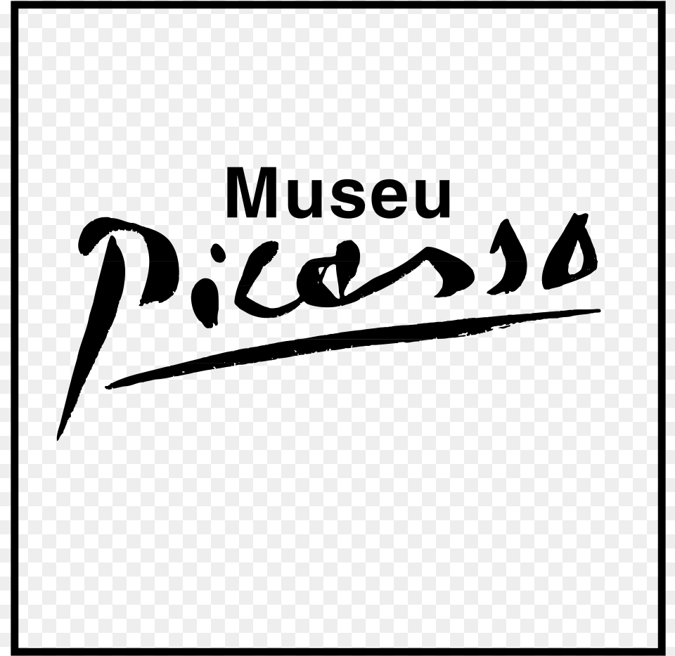 Logotip Museu Picasso Picasso 1966 Grand Palais, Gray Png