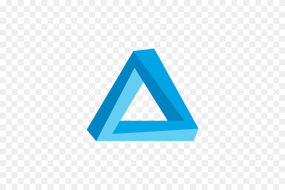 Logotipo Azul Azul, Triangle Free Png
