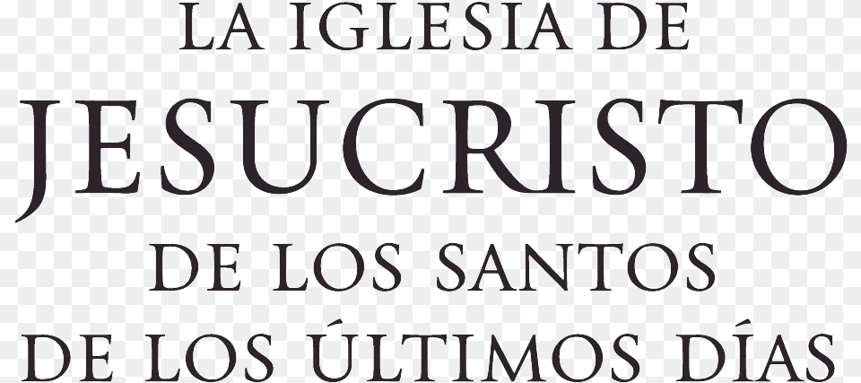 Logotipo De La Iglesia De Jesucristo Delos Santos Delos, Text, Alphabet Free Transparent Png